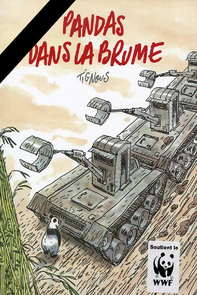 Pandas dans la brume: Dépliant