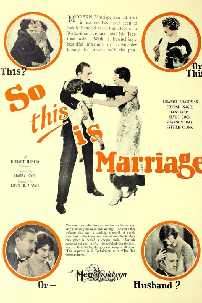 So This Is Marriage?