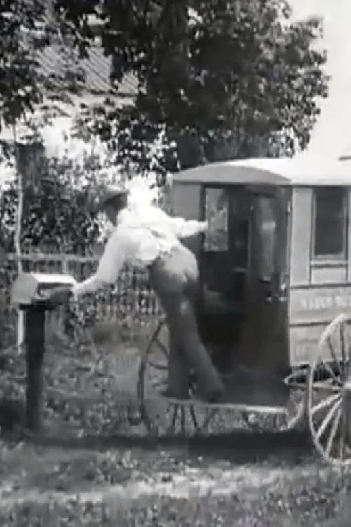 Rural Wagon Delivering Mail, U.S.P.O.
