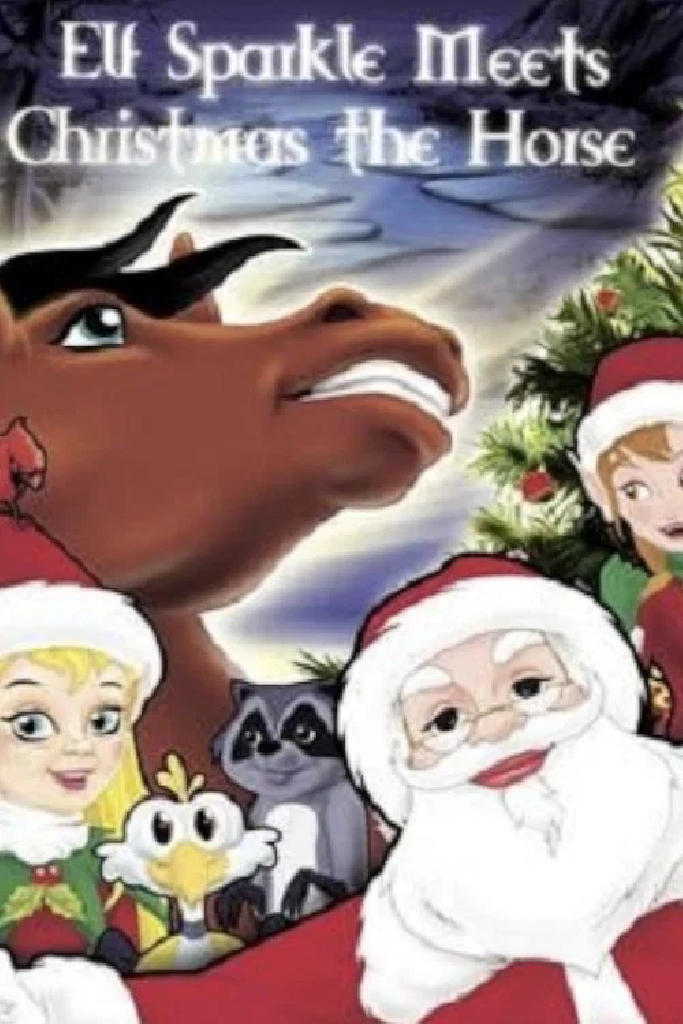 Elf Sparkle Meets Christmas the Horse