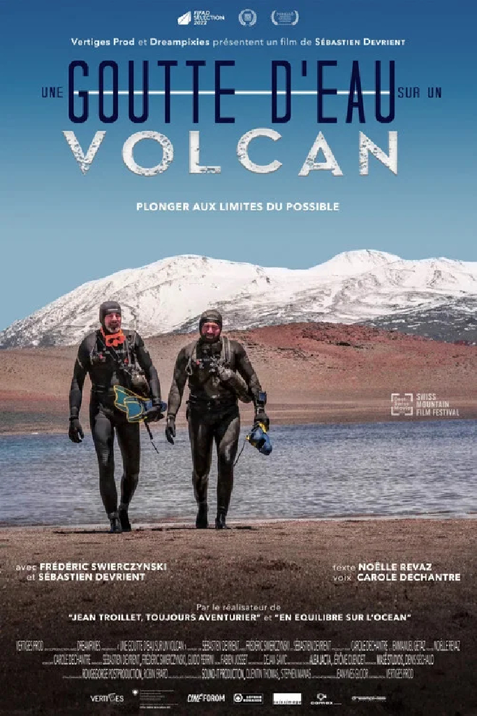Une goutte d’eau sur un volcan