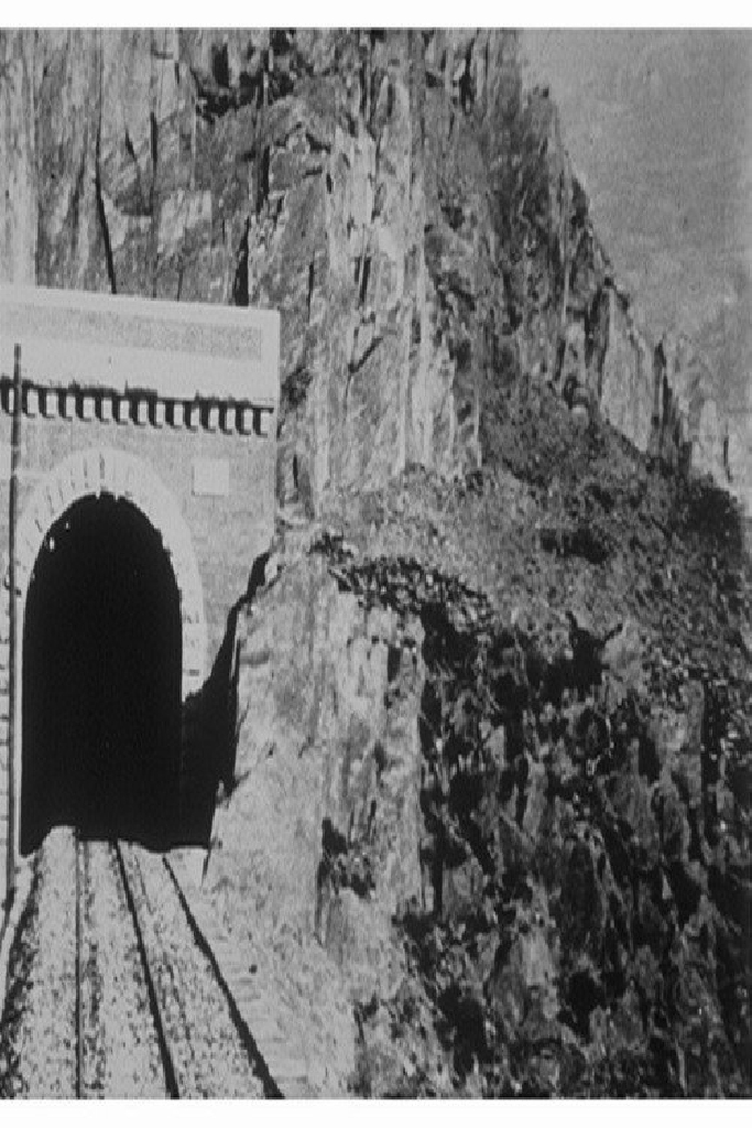 Panorama de la ligne de Cauterets, III. Le tunnel
