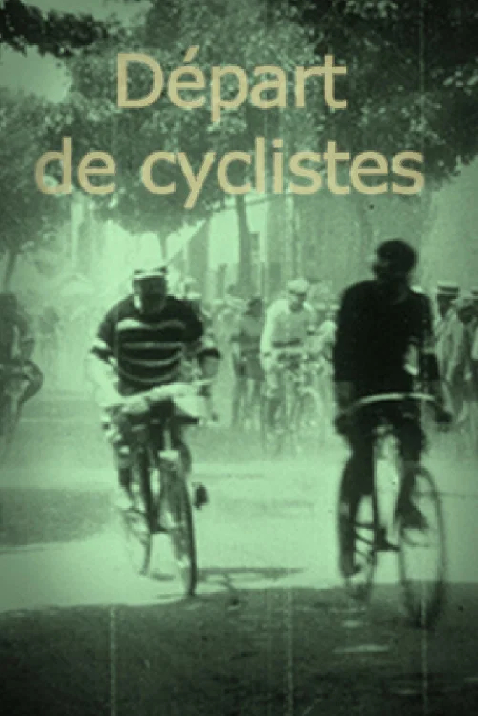Départ de cyclistes