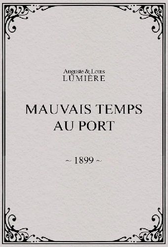 Mauvais temps au port