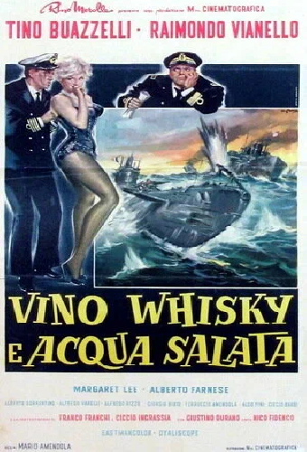 Vino, whisky e acqua salata
