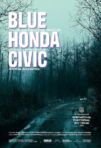 Blue Honda Civic