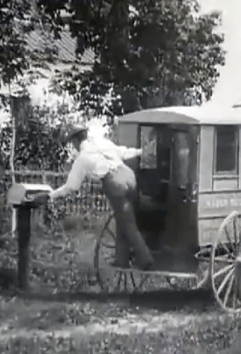 Rural Wagon Delivering Mail, U.S.P.O.