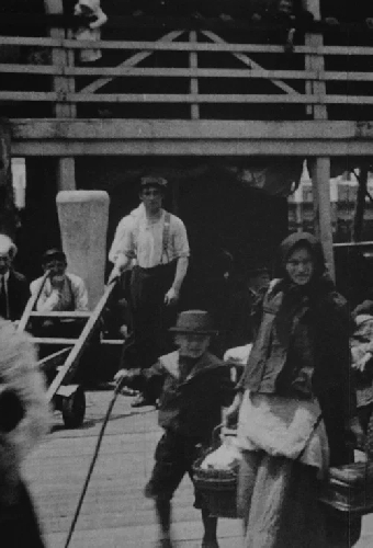 Emigrants Landing at Ellis Island