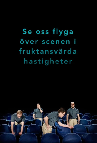 Se oss flyga över scenen i fruktansvärda hastigheter