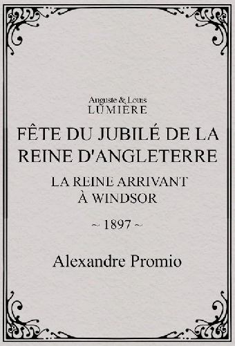 Fête du jubilé de la reine d'Angleterre : la reine arrivant à Windsor