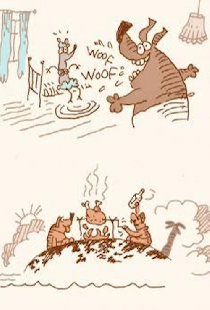 Кошка встречает Собаку