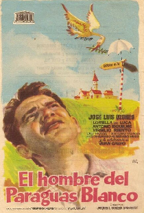 El hombre del paraguas blanco