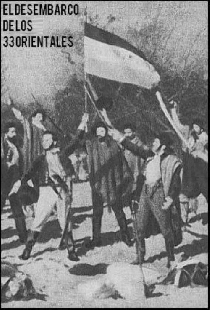 El desembarco de los 33 orientales