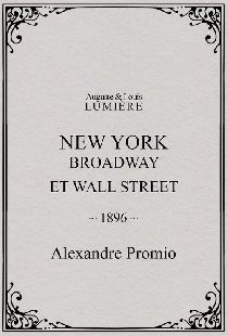 New York, Broadway et Wall Street