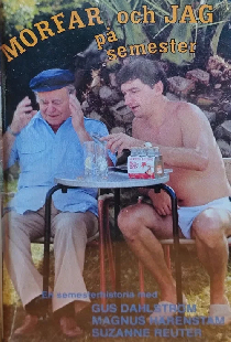 Morfar och jag på semester