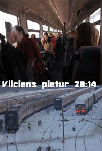 Vilciens pienāk 20:14