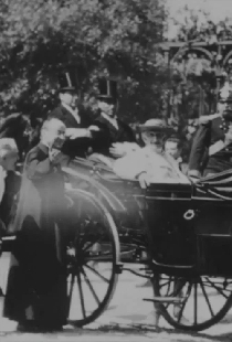 Pope Leo XIII in His Carriage