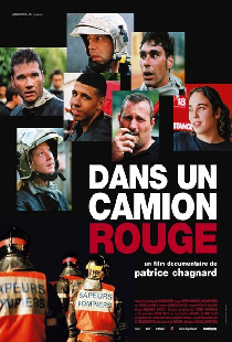 Dans un camion rouge