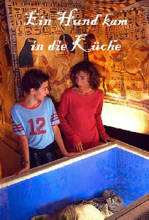 Ein Hund kam in die Küche