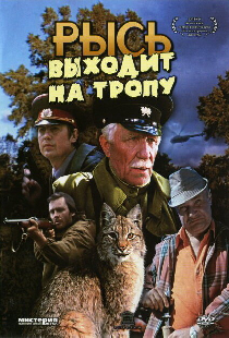 Рысь выходит на тропу