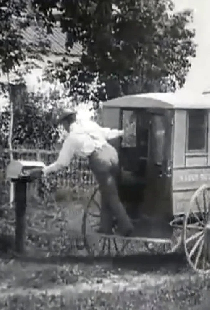 Rural Wagon Delivering Mail, U.S.P.O.