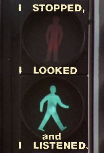 I Stopped, I Looked and I Listened