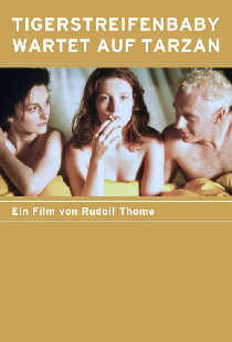 Tigerstreifenbaby wartet auf Tarzan