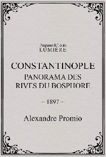 Constantinople, panorama des rives du Bosphore